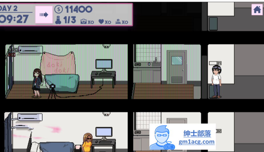 图片[2]-【互动SLG/中文/全动态】[像素风]Flat Story-公寓物語 DL官方中文版【新作/150M】 
