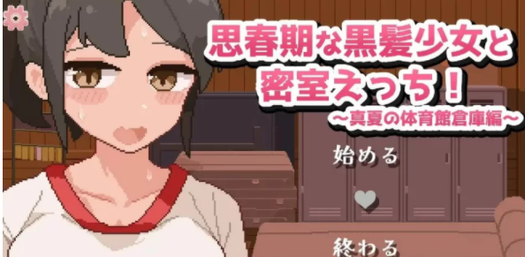 图片[1]-【SLG/汉化/像素动态】思春期的黑发少女和密室色情!仓库篇【PC/500M】 