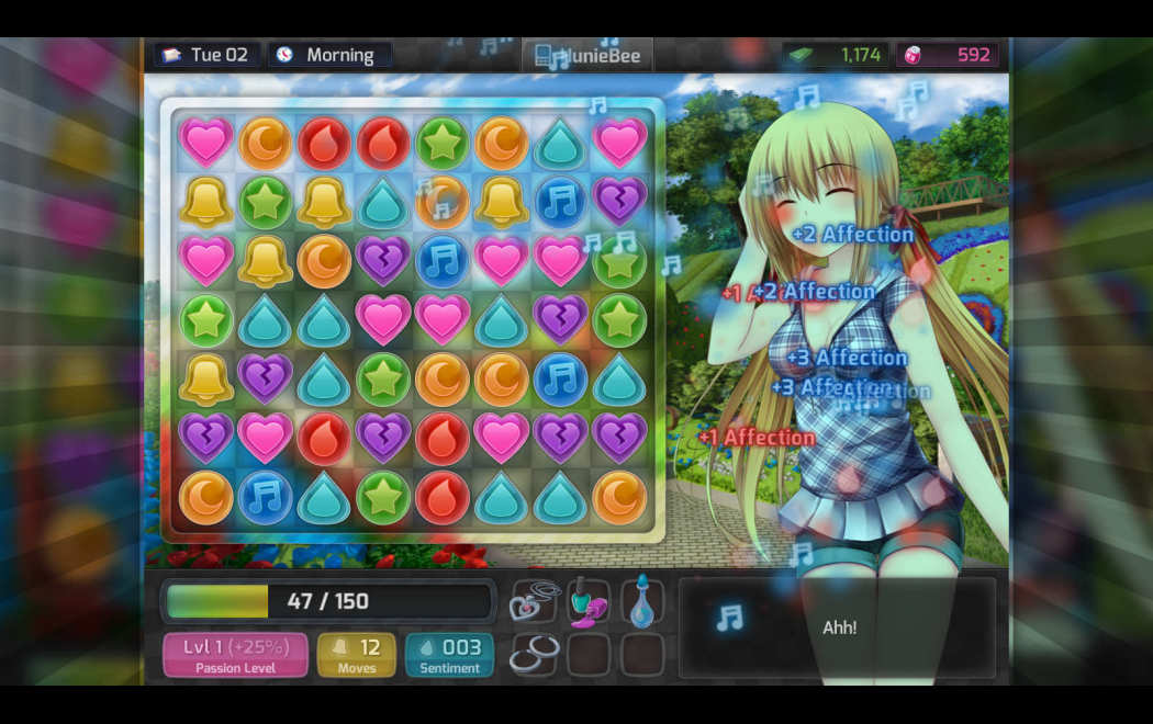 图片[2]-哈尼炮 Huniepop 官方中文版 像恋爱模拟的三消游戏 
